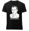 Чоловіча преміум футболка Степан Бандера малюнок Чорний фото