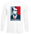 Лонгслив Батько наш - Бандера, Україна - мати Белый фото
