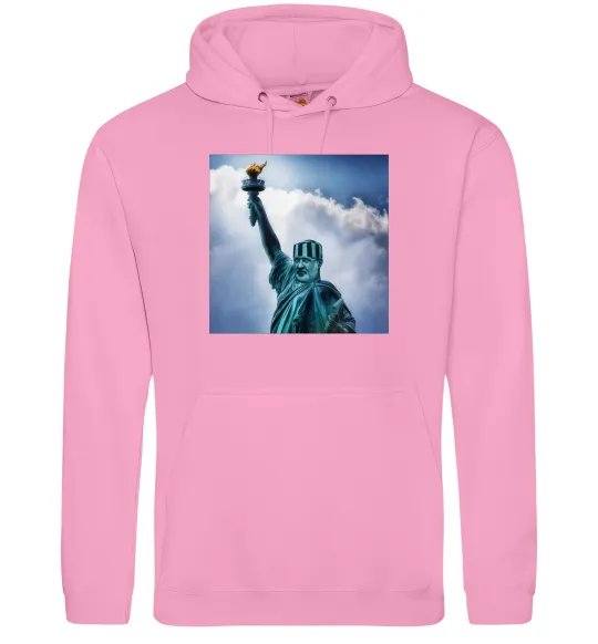 Женская толстовка (худи) Коломойський статуя Розовый фото