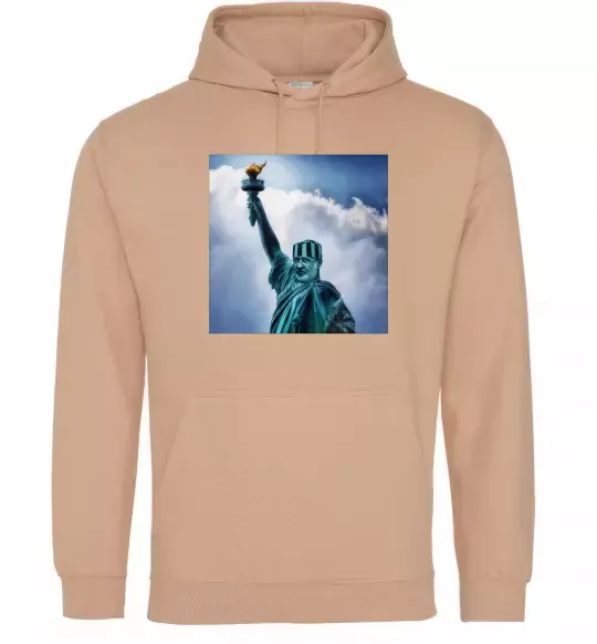 Жіноча толстовка (худі) Коломойський статуя Пісочний фото