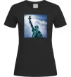 Жіноча футболка Коломойський статуя Чорний фото