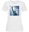 Жіноча футболка Коломойський статуя Білий фото