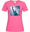 Жіноча футболка Коломойський статуя Яскраво-рожевий фото