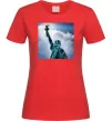 Жіноча футболка Коломойський статуя Червоний фото