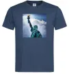 Мужская футболка Коломойський статуя Темно-синий Мужская футболка Коломойський статуя Темно-синий фото
