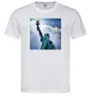 Мужская футболка Коломойський статуя Белый Мужская футболка Коломойський статуя Белый фото