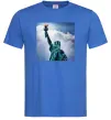 Мужская футболка Коломойський статуя Ярко-синий Мужская футболка Коломойський статуя Ярко-синий фото