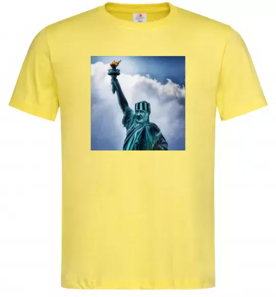 Мужская футболка Коломойський статуя Лимонный фото