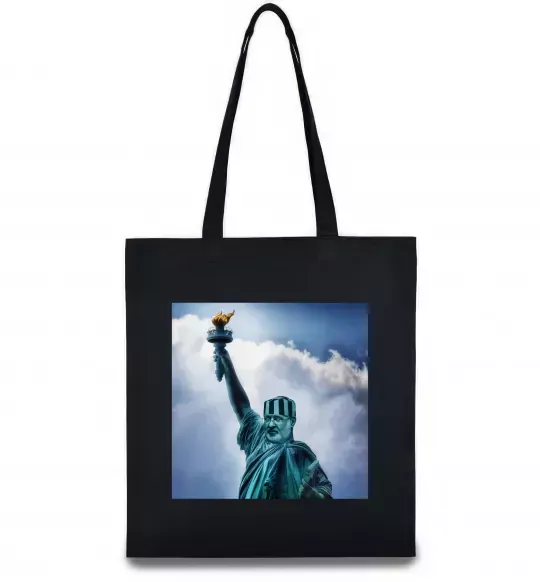 Еко-сумка Коломойський статуя Чорний фото