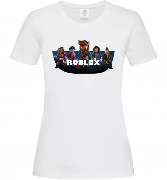 Женская футболка Roblox Белый фото