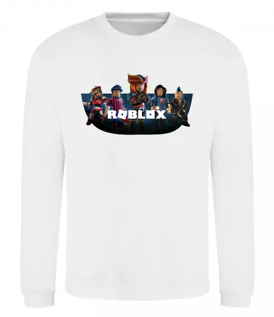 Світшот Roblox Білий фото