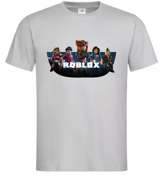 Чоловіча футболка Roblox Сірий фото