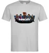 Чоловіча футболка Roblox Сірий Чоловіча футболка Roblox Сірий фото