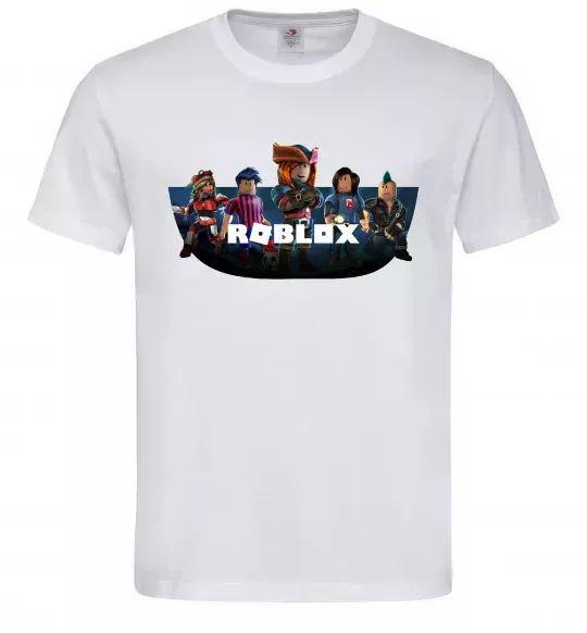 Чоловіча футболка Roblox Білий фото