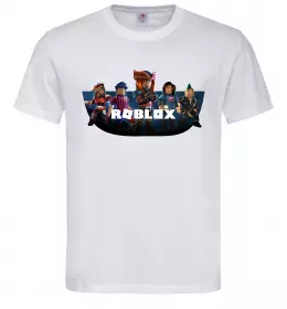 Мужская футболка Roblox Белый фото