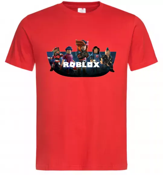 Чоловіча футболка Roblox Червоний фото