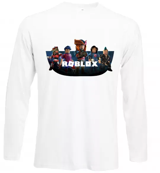 Лонгслів Roblox Білий фото