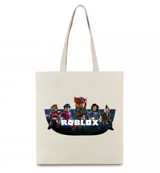 Еко-сумка Roblox Бежевий фото