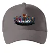 Кепка Roblox Серый фото