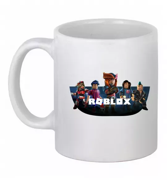 Чашка керамическая Roblox Белый фото