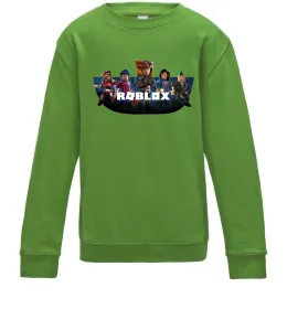 Дитячий світшот Roblox Лаймовий фото