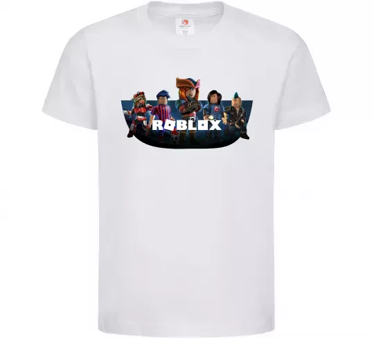 Детская футболка Roblox Белый фото