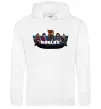 Мужская толстовка (худи) Roblox Белый фото
