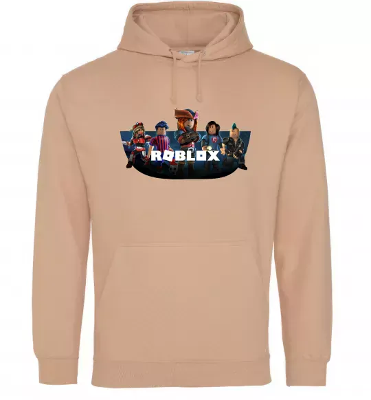 Мужская толстовка (худи) Roblox Песочный фото
