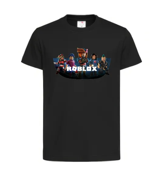 Детская футболка Roblox Черный фото