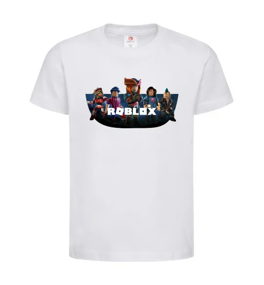 Детская футболка Roblox Белый фото