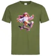Мужская футболка Skater girl Roblox Оливковый Мужская футболка Skater girl Roblox Оливковый фото