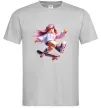 Мужская футболка Skater girl Roblox Серый Мужская футболка Skater girl Roblox Серый фото