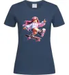 Женская футболка Skater girl Roblox Темно-синий Женская футболка Skater girl Roblox Темно-синий фото