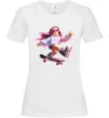 Женская футболка Skater girl Roblox Белый Женская футболка Skater girl Roblox Белый фото