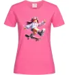 Женская футболка Skater girl Roblox Ярко-розовый Женская футболка Skater girl Roblox Ярко-розовый фото