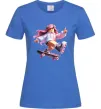 Женская футболка Skater girl Roblox Ярко-синий Женская футболка Skater girl Roblox Ярко-синий фото
