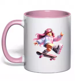 Чашка с цветной ручкой