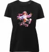 Женская премиум футболка Skater girl Roblox Черный фото