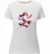 Женская премиум футболка Skater girl Roblox Белый фото