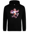 Мужская толстовка (худи) Skater girl Roblox Черный фото