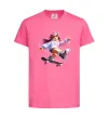 Детская футболка Skater girl Roblox Ярко-розовый фото