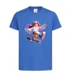 Детская футболка Skater girl Roblox Ярко-синий фото