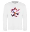 Світшот Skater girl Roblox Білий фото