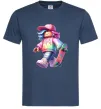 Мужская футболка Skate girl Темно-синий фото