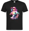 Мужская футболка Skate girl Черный фото