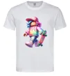 Мужская футболка Skate girl Белый фото