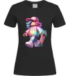 Женская футболка Skate girl Черный фото