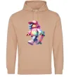 Чоловіча толстовка (худі) Skate girl Пісочний фото