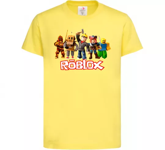 Детская футболка Роблокс персонажі Лимонный фото