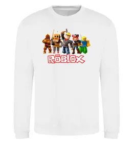 Свитшот Bacon Hair Roblox Белый фото